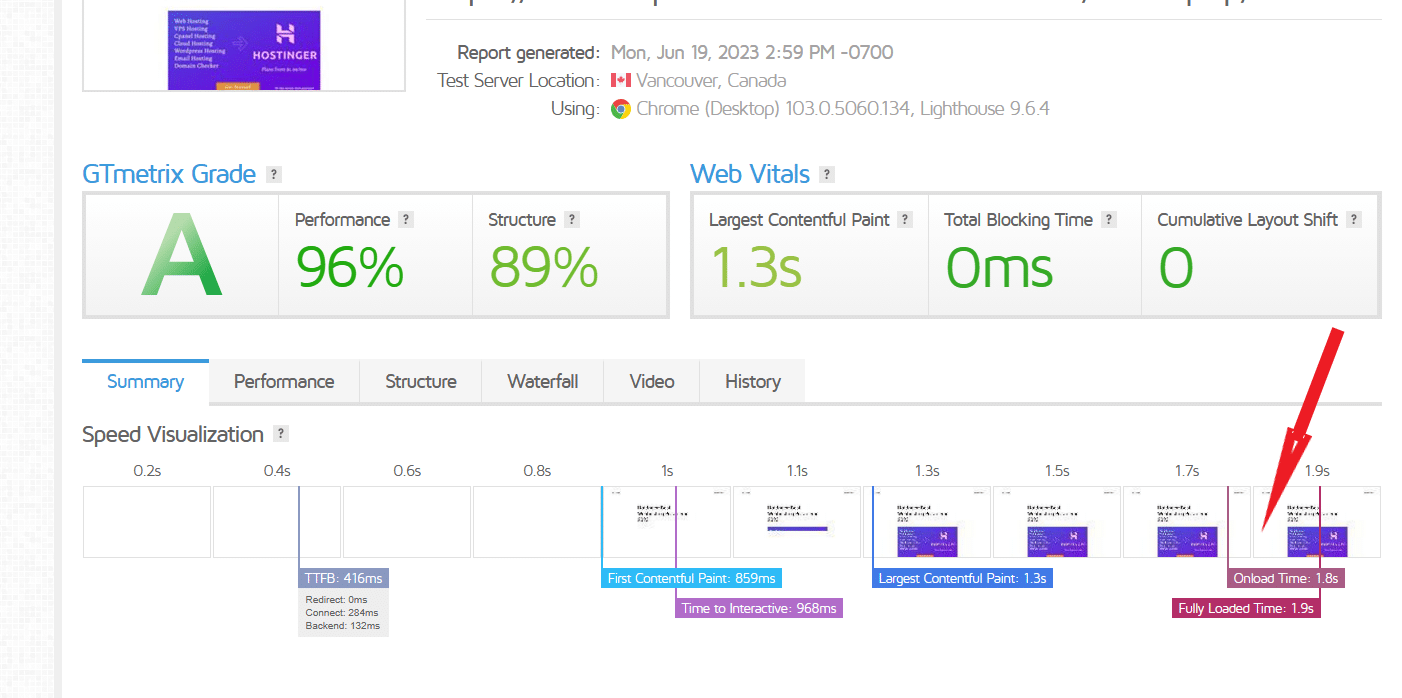 Website performance WP Rocket